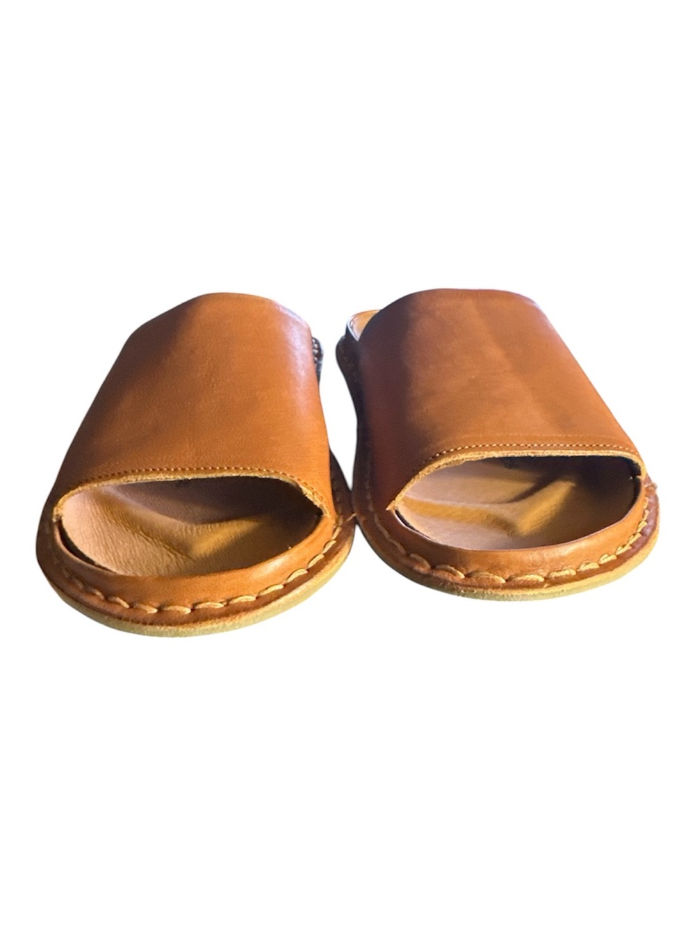 VIBAE SAINT TROPEZ Leather in Cognac Brown NEW Size EU 37 - Picture 3 of 5